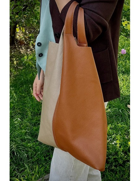 Bolso Tote Bicolor