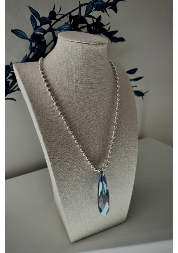 Collar Colección MILES lágrima azul