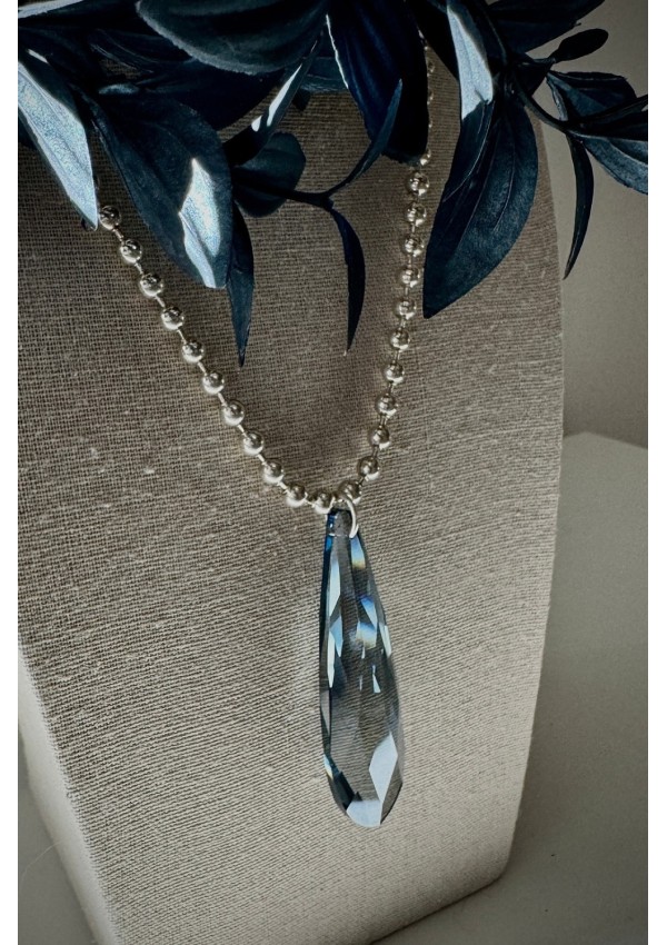 Collar Colección MILES lágrima azul