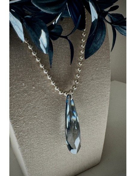 Collar Colección MILES lágrima azul