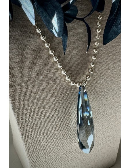 Collar Colección MILES lágrima azul