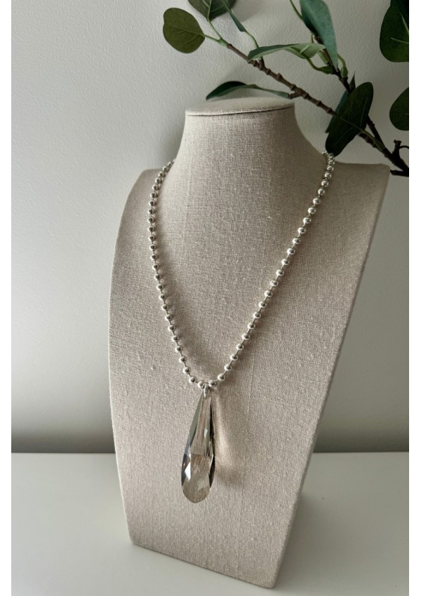 Collar Colección MILES lágrima humo