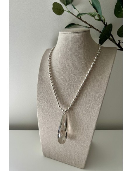 Collar Colección MILES lágrima humo