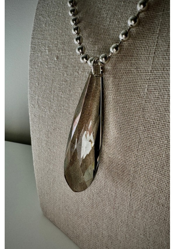 Collar Colección MILES lágrima humo