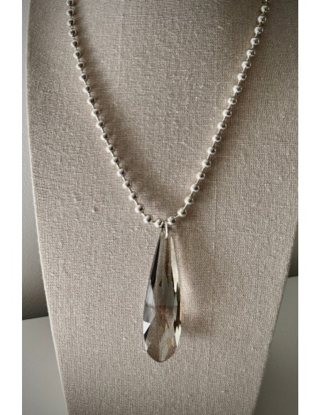 Collar Colección MILES lágrima humo