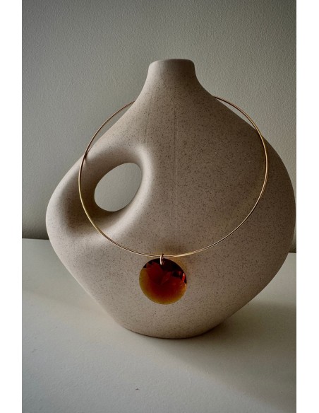 Gargantilla Colección LARA esfera ámbar