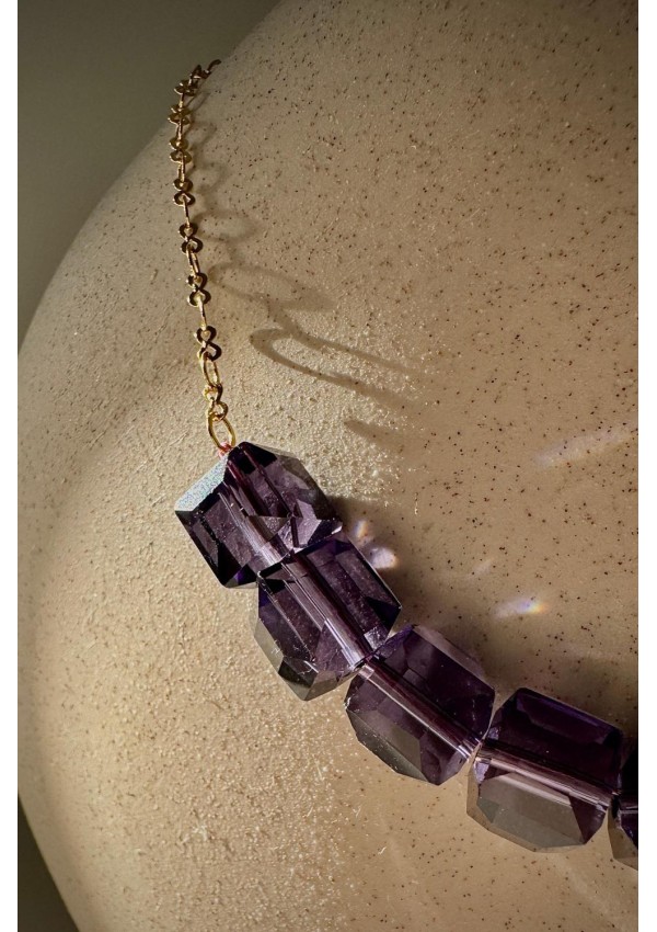 Collar Colección BORA morado