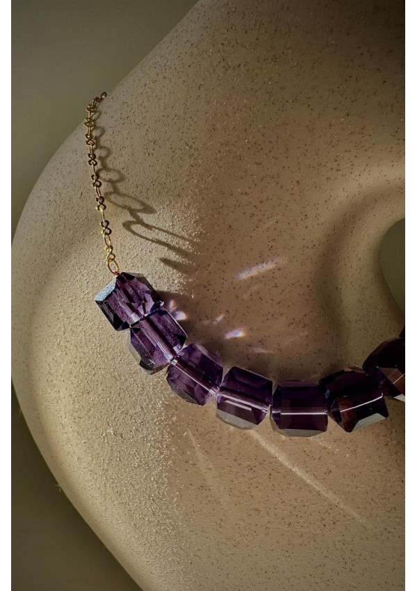 Collar Colección BORA morado