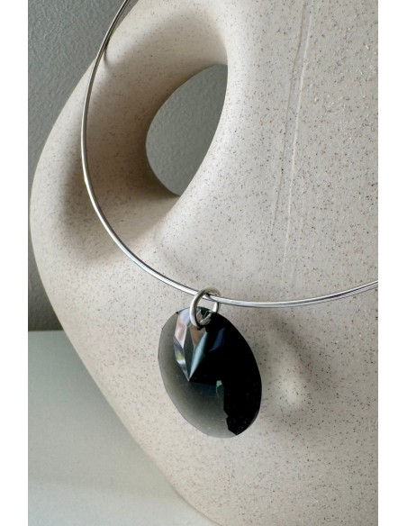 Gargantilla Colección LARA esfera humo