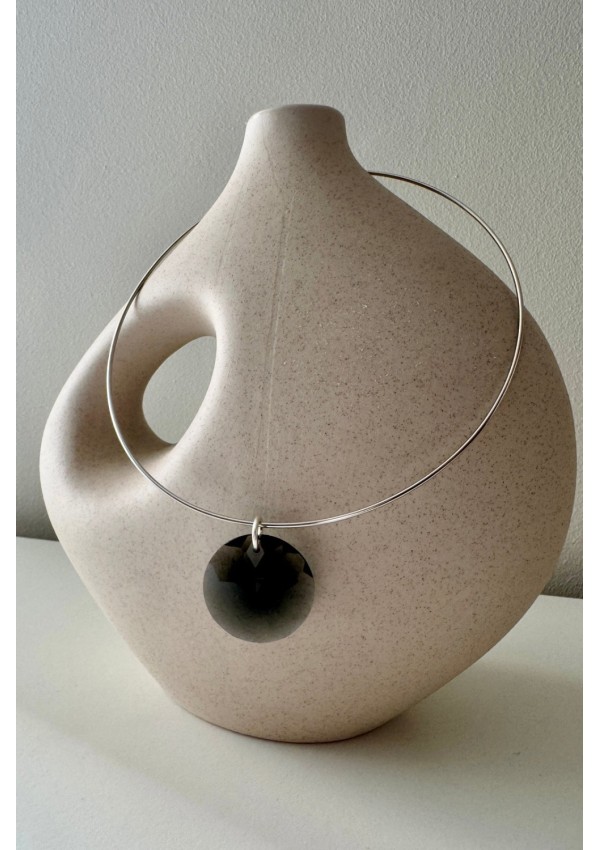 Gargantilla Colección LARA esfera humo