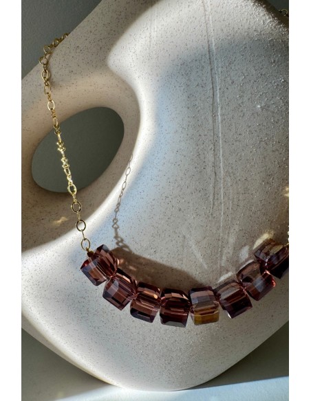 Collar Colección BORA cuarzo ahumado