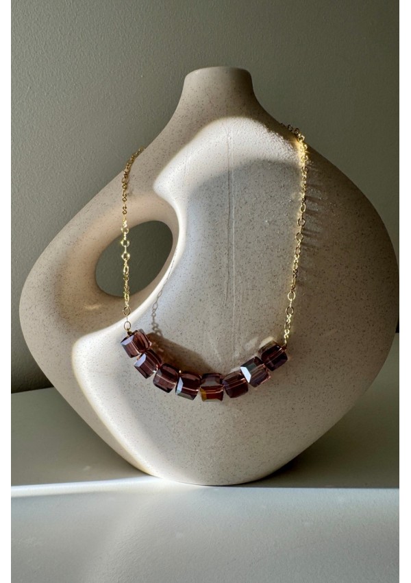 Collar Colección BORA cuarzo ahumado