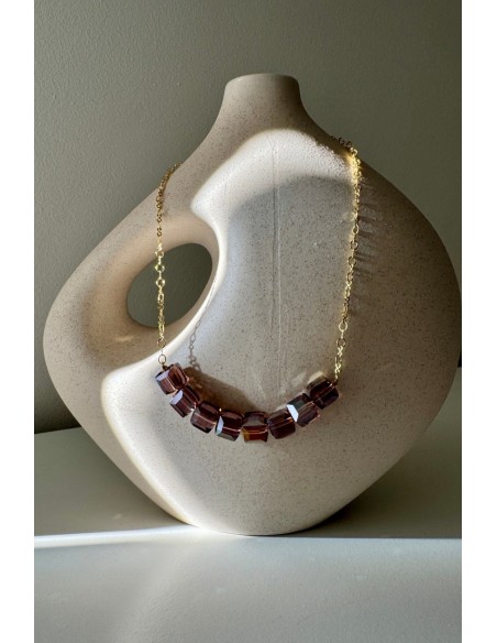 Collar Colección BORA cuarzo ahumado